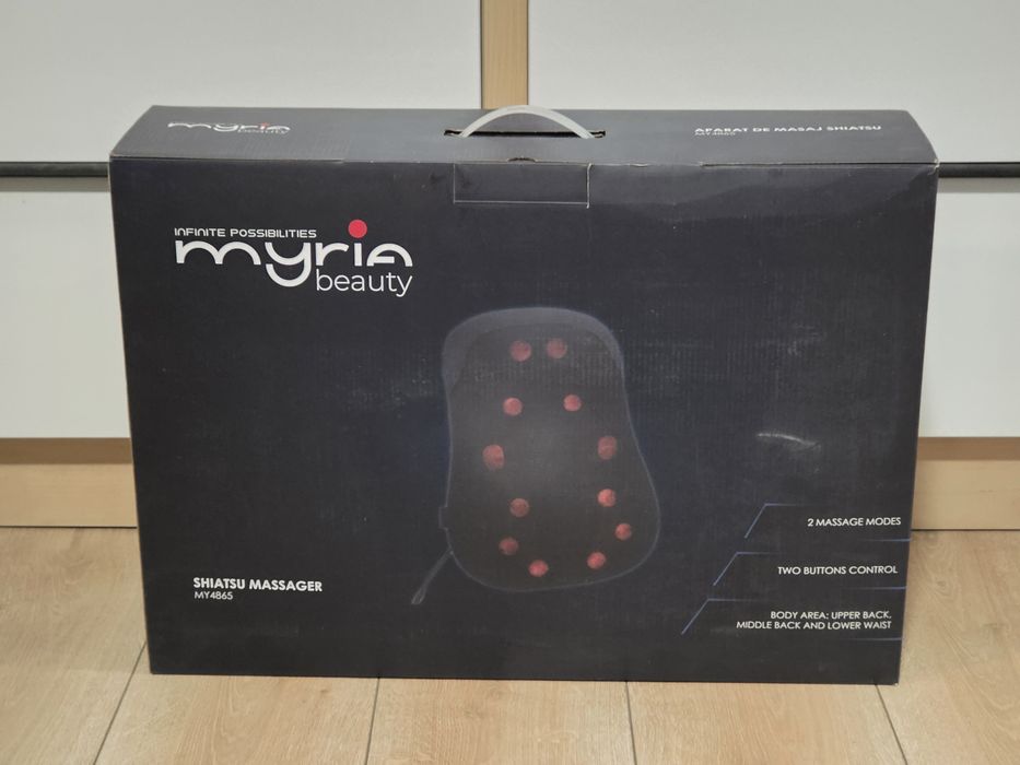 NOU! Aparat masaj Myria Beauty Shiatsu Massage Cushion - model MY4865