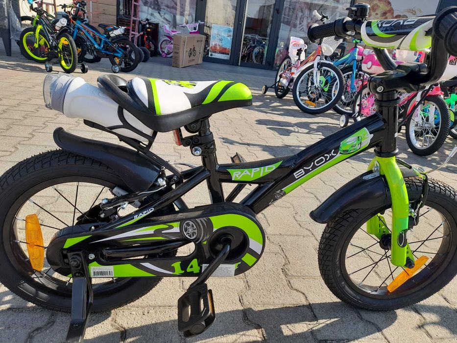 BYOX Велосипед 14" RAPID зелен