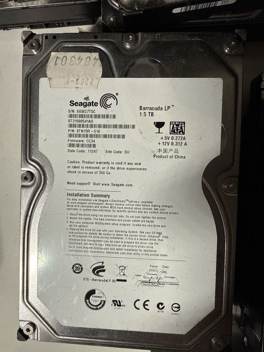 Lot hard disk uri diferite capacitati, 1tb, 2tb, 3tb, 4tb