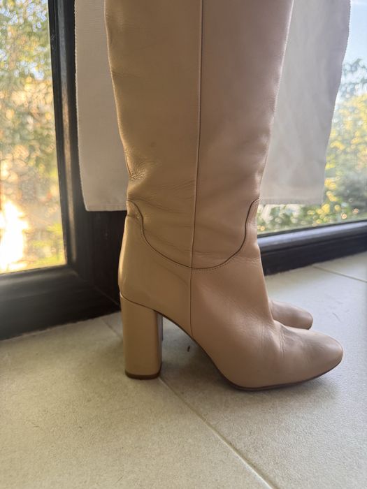 Cizme din piele Zara 37