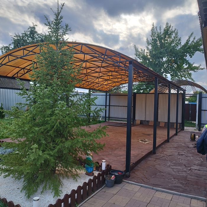 Изготовление навесов беседок