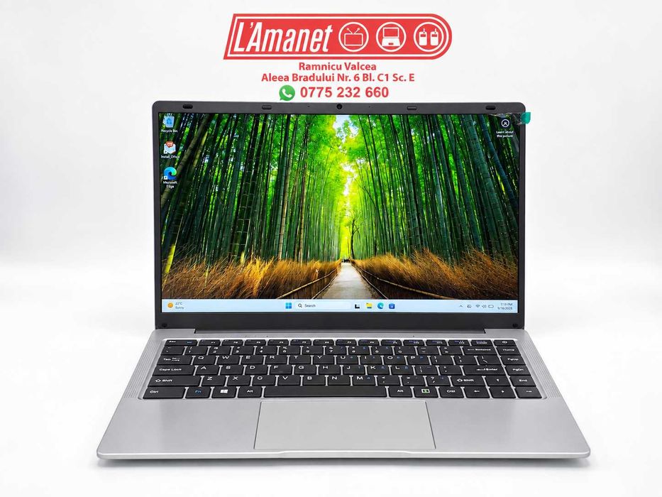 Laptop 14" HD ANL5 Intel Celeron J4005 2 Ghz 6GB DDR4 2133 Mhz 128GB Intel UHD 600 Graphics