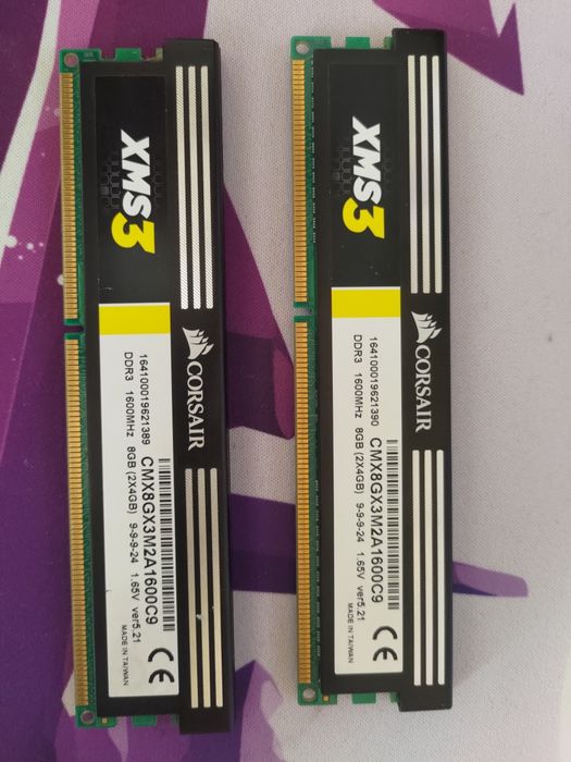 8 GB ram 1600mhz Ddr3