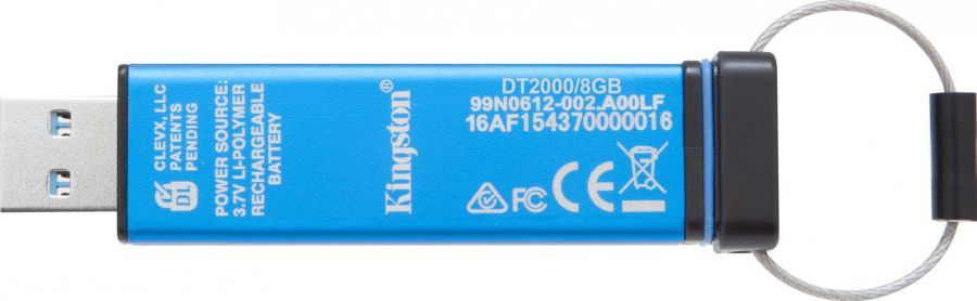 Memorie USB Kingston DataTraveler2000 8GB Keypad portofel criptomonede
