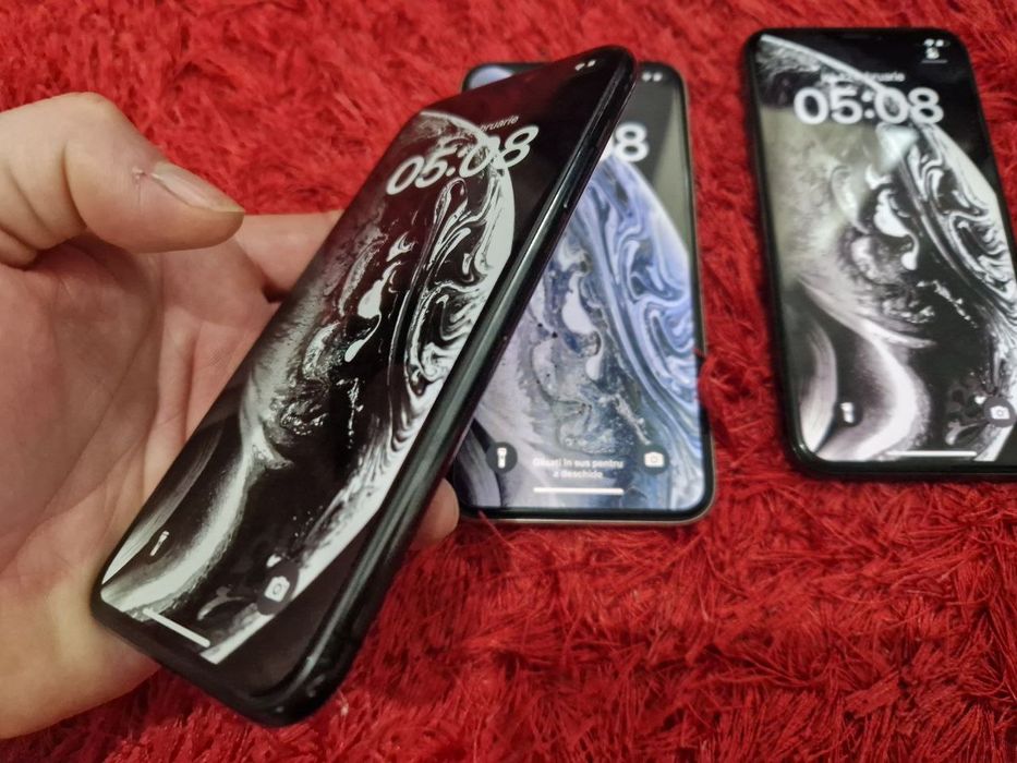 -Iphone XS, ca Noi, Negru-Silver, 64Gb, 4Ram, Bat: 90%-92%-88%, irepro