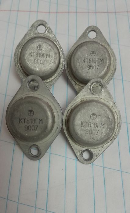 Транзисторы кт 818гм кт819гм