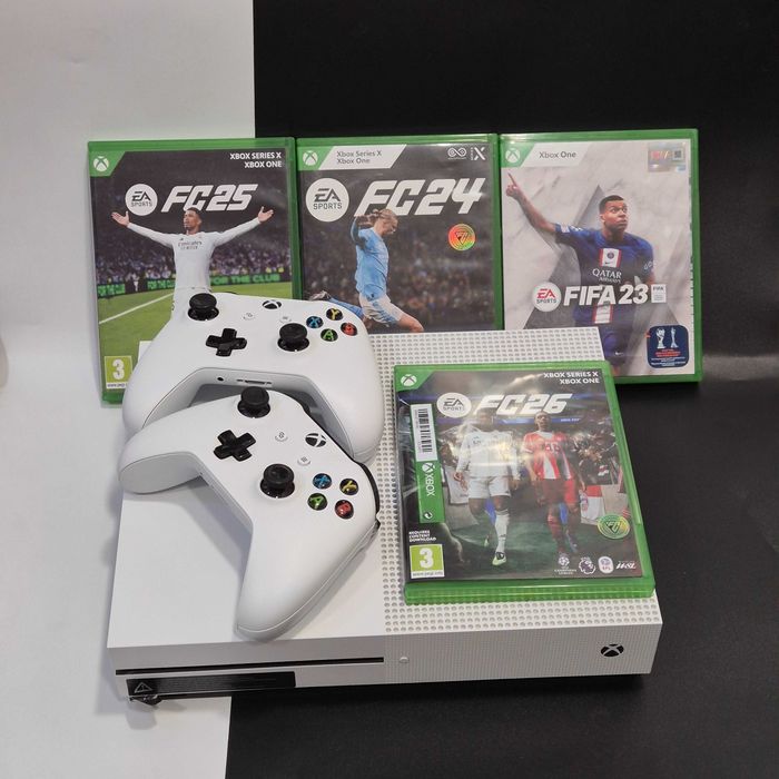 Hope Amanet P8 - Pachet Xbox One S | 2 Manete | 4 Jocuri | FC 26