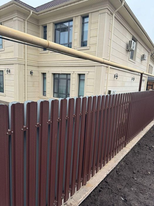 Евро-штакетник металлические