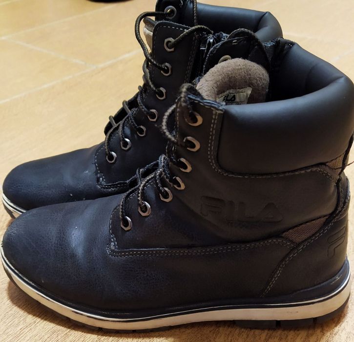 Топли есенно-зимни кожени боти за Момче