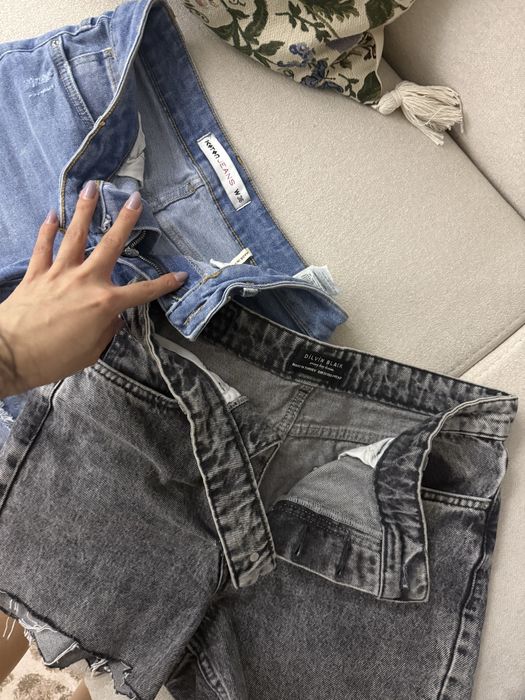 Шорты мини джинсовые