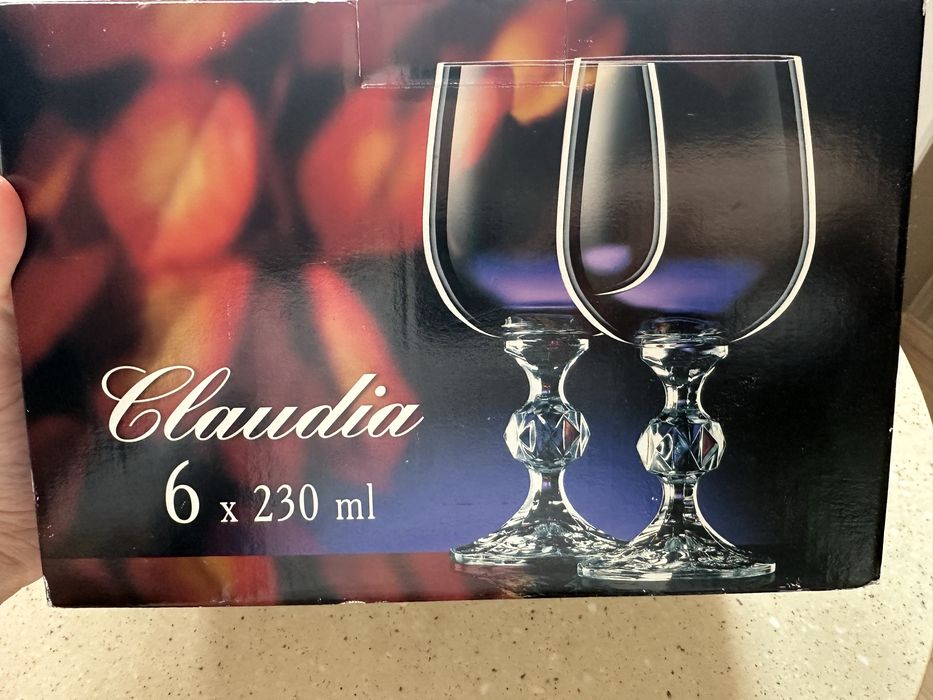 Фужеры из багемского стекла