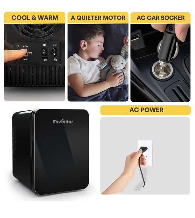 Mini frigider Enventor 4 litri