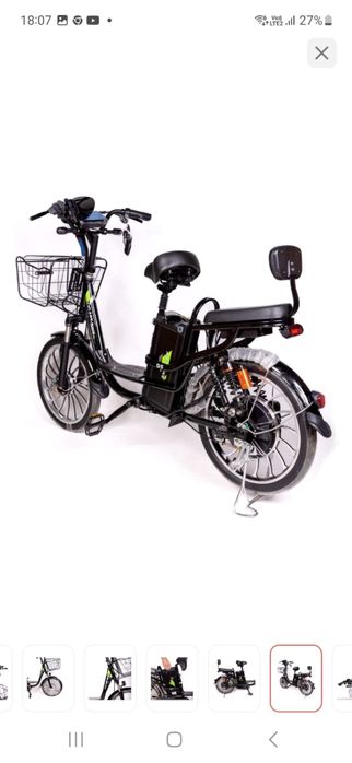 Продается электровелосипед совершено новый, покупали за 350 000