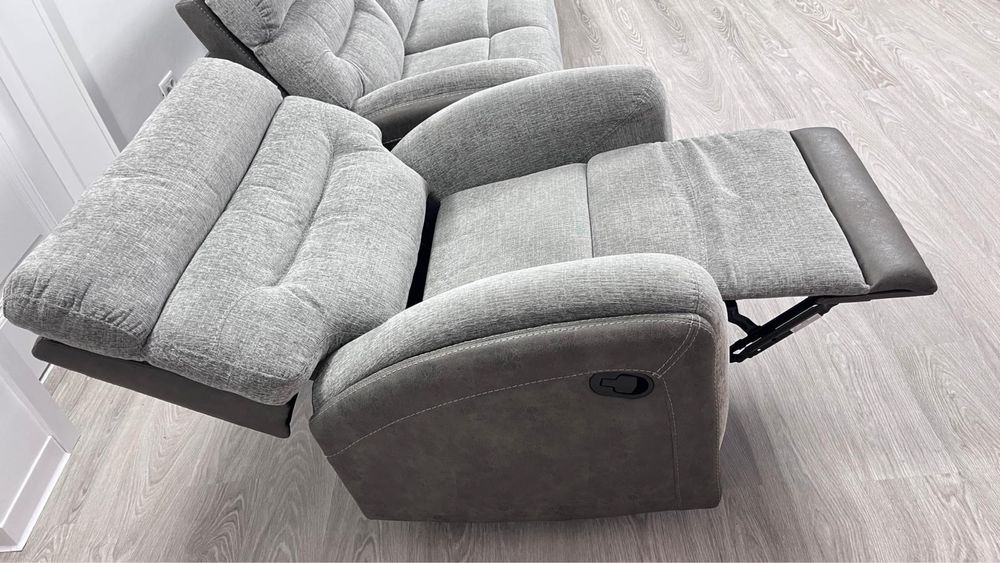 Vand set canapea + 2 fotolii grey