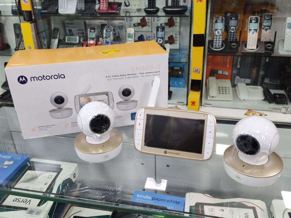 Видеоняня радионяня Motorola VM50G-2 экран 5 дюйм с двумя камерами