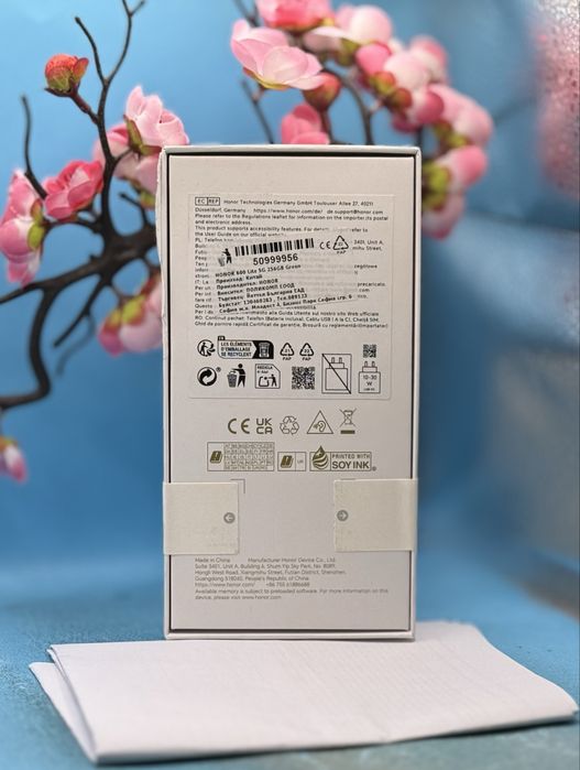 НОВ!!! Honor 600 Lite, Dual SIM, 8GB RAM, 256GB, 5G, Sprout Green