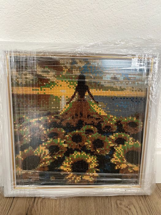 Диамантена картина, размери 29 х 29 см, в рамка