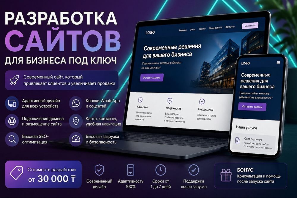 Разработка сайтов под ключ