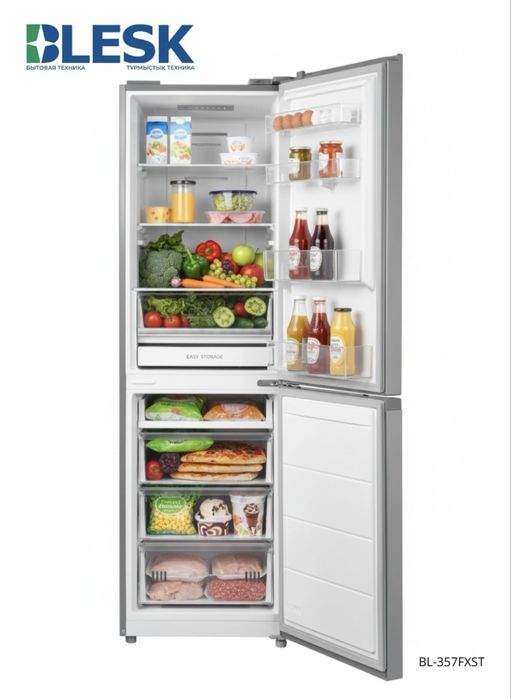 Холодильник Blesk BL-357FXST серый