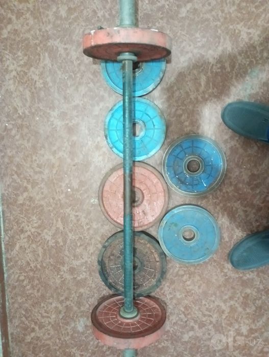 Продаётся штанга, заводская, советская, укороченая