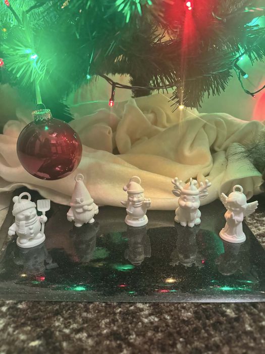 3Д принтирани фигурки, играчки за елха