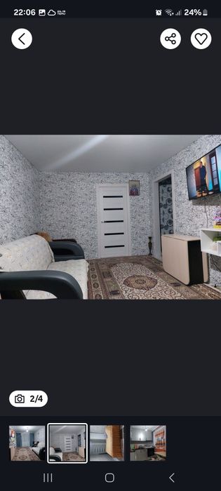 Продам 2х квартиру на пятом микрорайоне