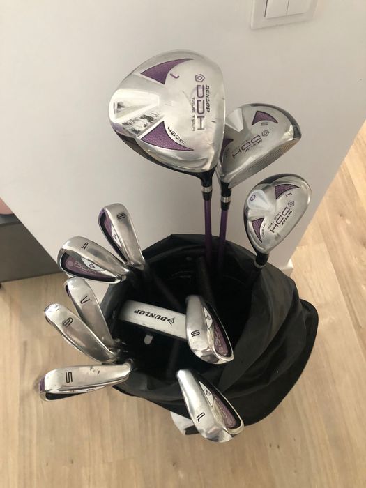 Dunlop DDH 11 pieces Golf Set right handed/ travel golf bag/golf balls