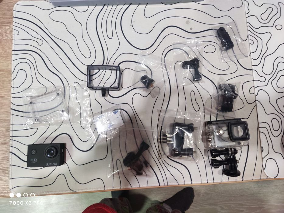 SJCAM SJ4000 экшн-камера, как новая, полный комплект