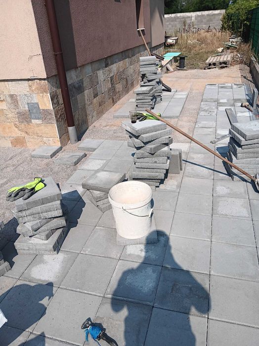 Асфалтиране редене на Тротоарни Плочи Паваж от 20лв на кв.м