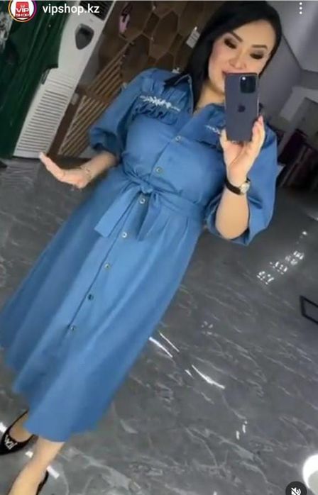 Джинсовые платья