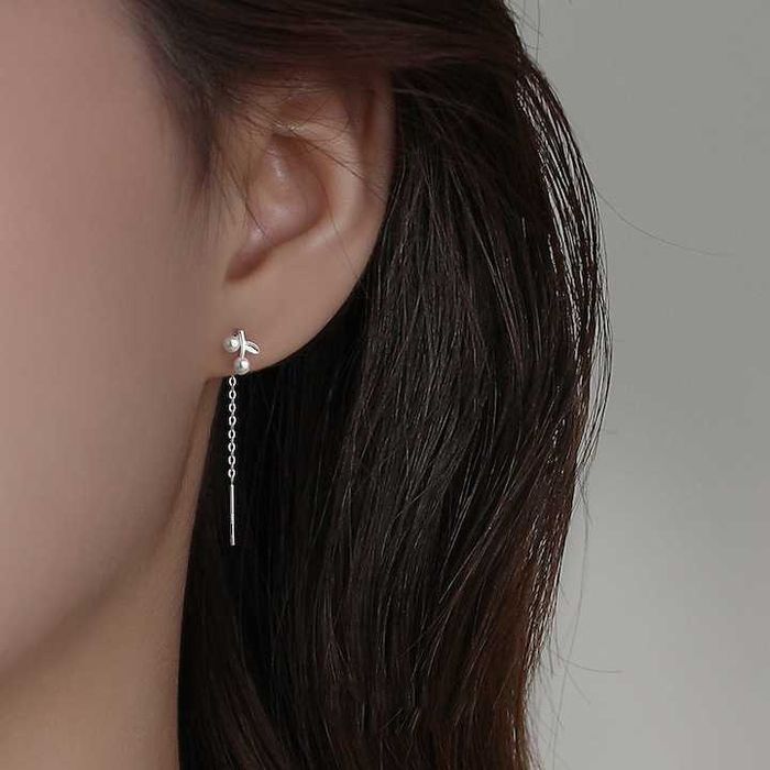 Сребърни обеци - дамски