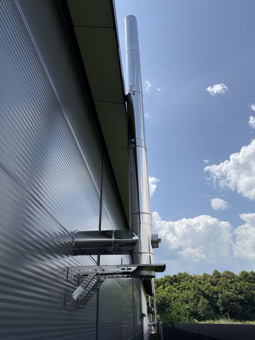 Horn de inox termo Coș de fum izolat diametru 120-250