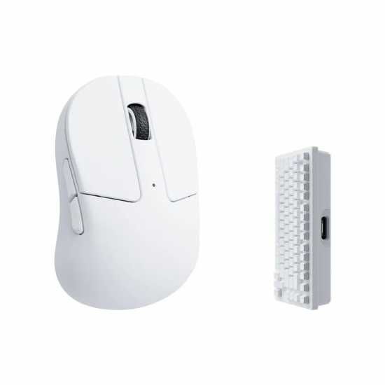 }Мышь Keychron M4 BT/WL/USB-A/USB-C, 4K, белый M4-A5