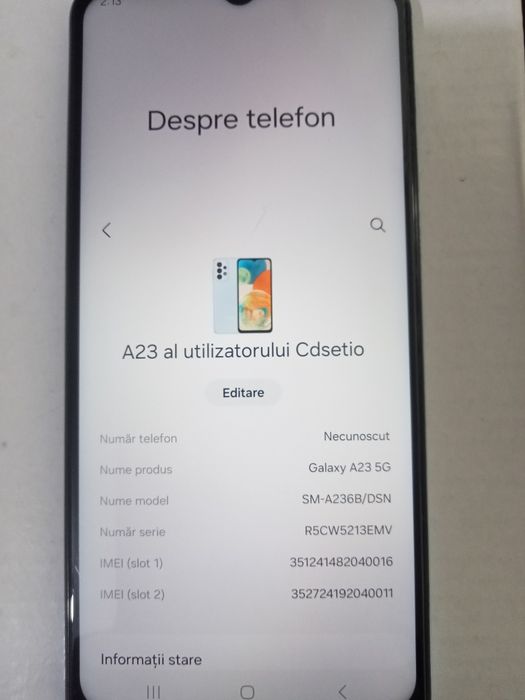Vând un telfon bun folosit foarte puțin nui  are defect