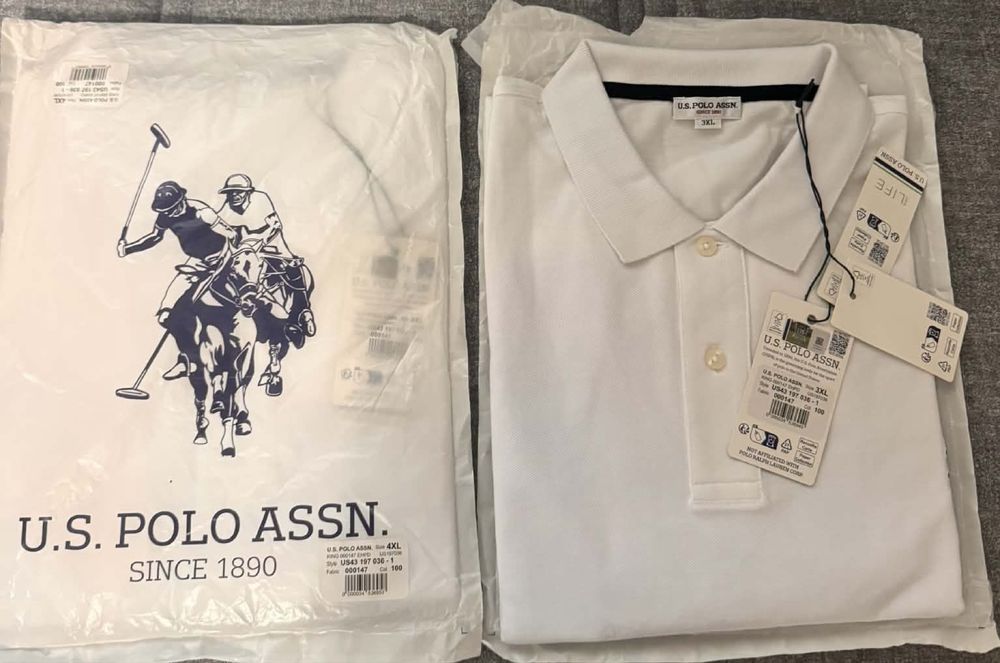 Tricou polo alb marimi, 3 XL——4XL preț 100,bucata