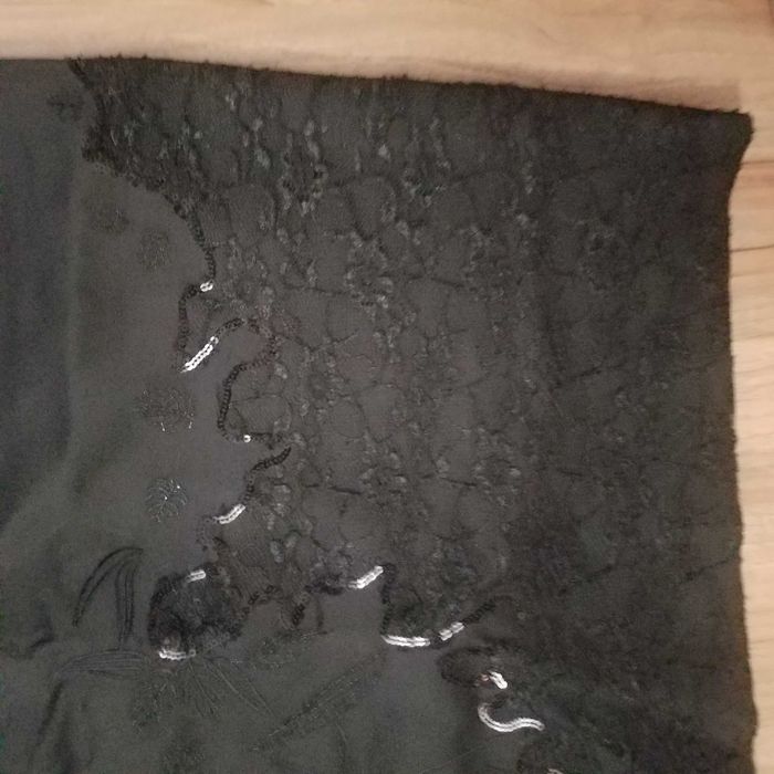 Юбка рыбка и юбка карандаш с вышивкой, кружевом, пайетками, Турция