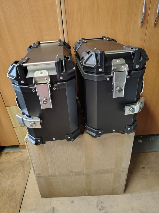 Sidecase side case genti moto cutii moto cutii laterale aluminiu 38 litri