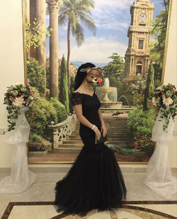 Шикарное платье рыбка