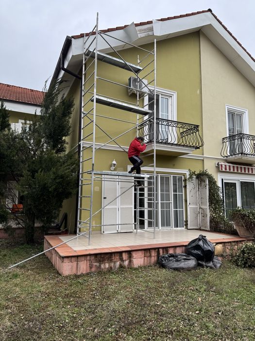 Schela fatada metalică îngusta 75 cm schela aluminiu schela mobila