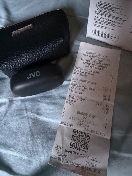 True wireless headphones JVC HA-NP1T-BU BLACK WIRELESS, ЧЕРЕН