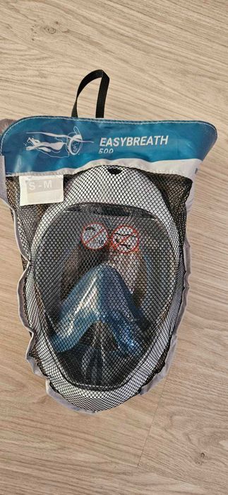 Маска за гмуркане/плуване с шнорхел S-M