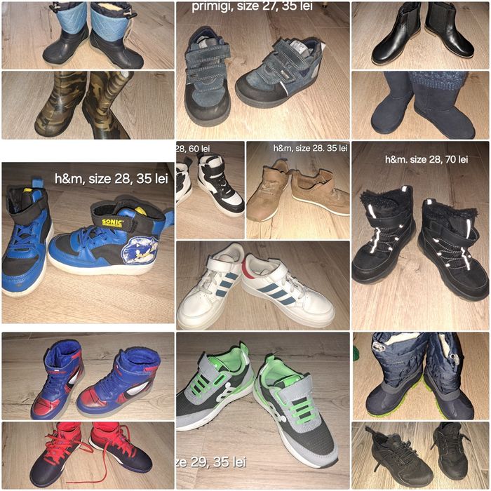 Incaltaminte baieti  mărimi 27-29.