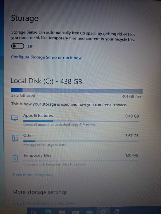 Laptop Asus tuf fx504 intel i5-8300H 8gb ram 512gb