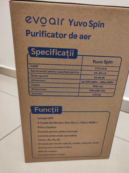 Purificator de aer Evoair YuvoSpin