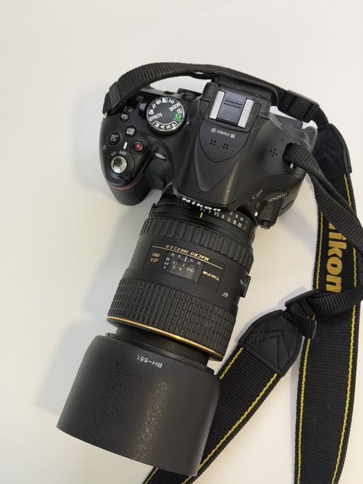 Nikon D5200 + Obiectiv TOKINA Macro 100mm, f 2.8