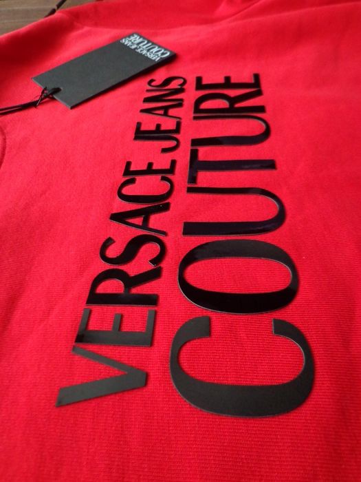 Мъжка блуза с дълъг ръкав Versace Jeans Couture Red / Black размер XL