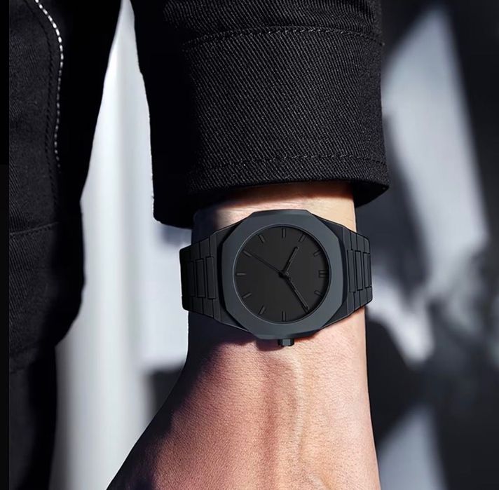 Черен Мъжки часовник