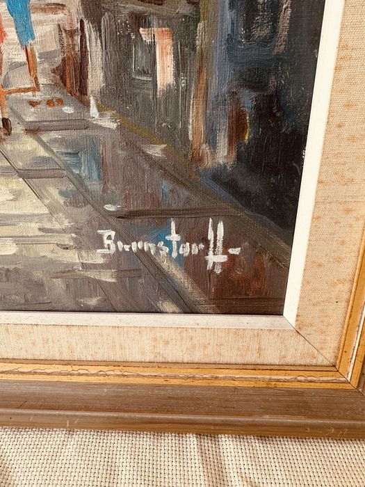 Винтидж картина – масло върху платно | 40×65 см | Шведски произход