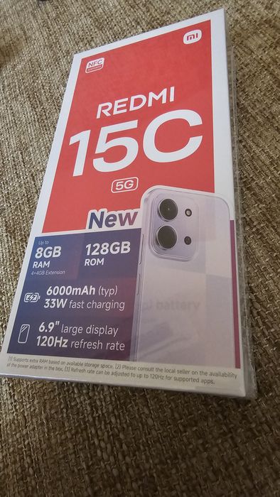 Xiaomi Redmi 15C 5G 128GB 4+4GB RAM