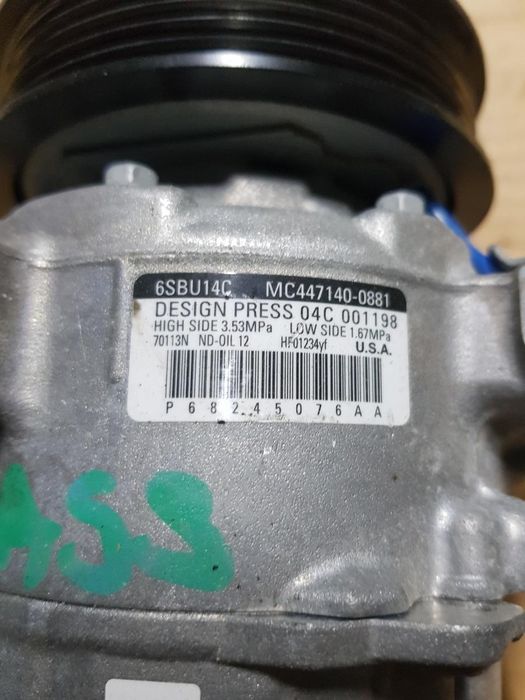 Compresor Clima Ac Jeep Renegade Compass Fiat 500 Mc447140-0881